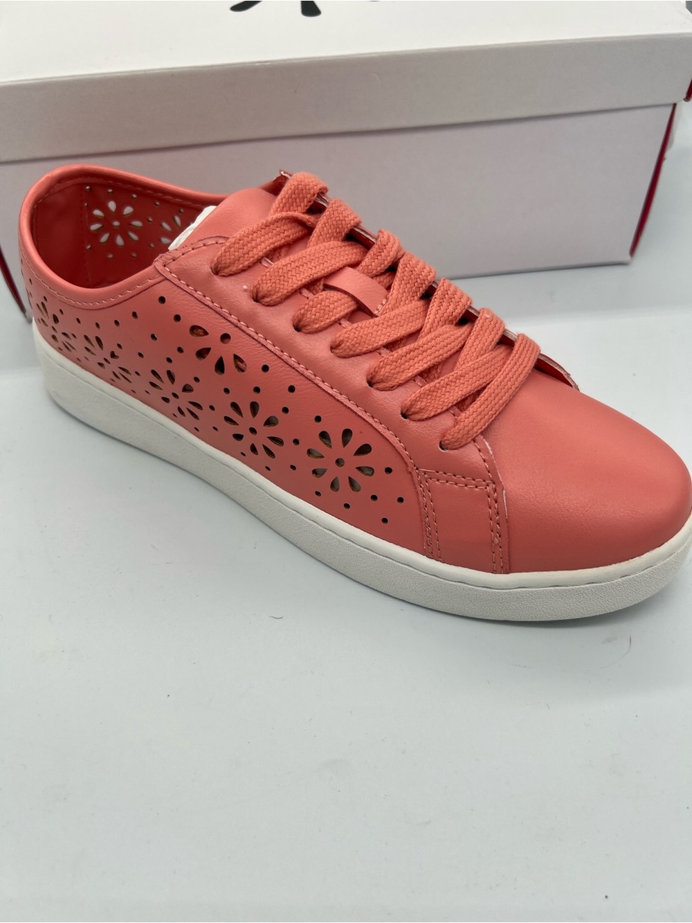 Isaac Mizrahi Women’s Coral Lace-Up Casual Sneakers - Picture 3 of 6